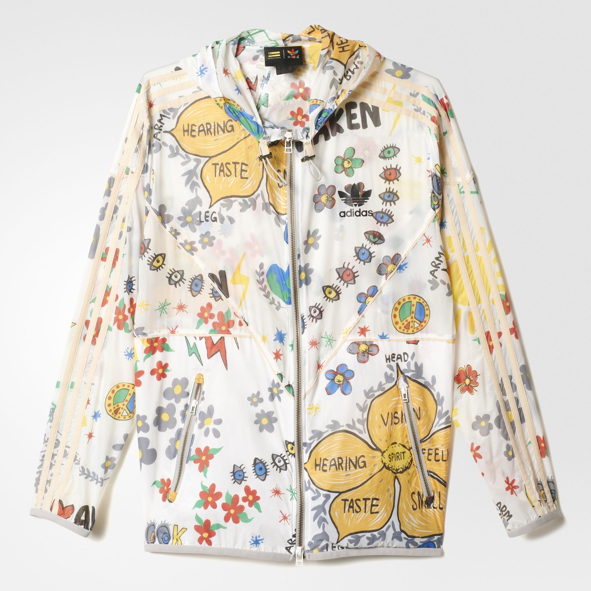 Adidas Consortium x Pharrell Williams Men Windbreaker Jacket (white)
