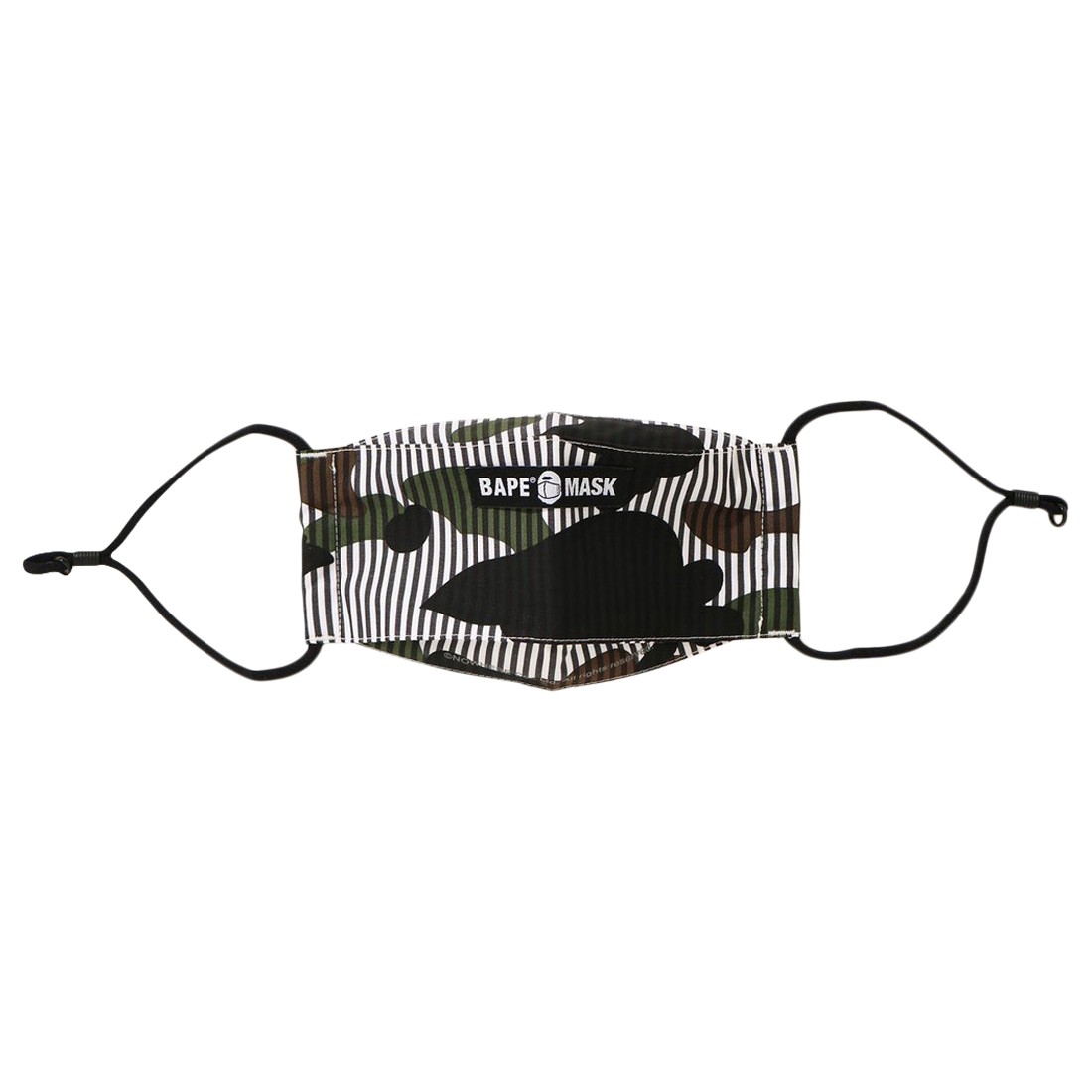 A Bathing Ape 1st Camo Stripe Mask (black)