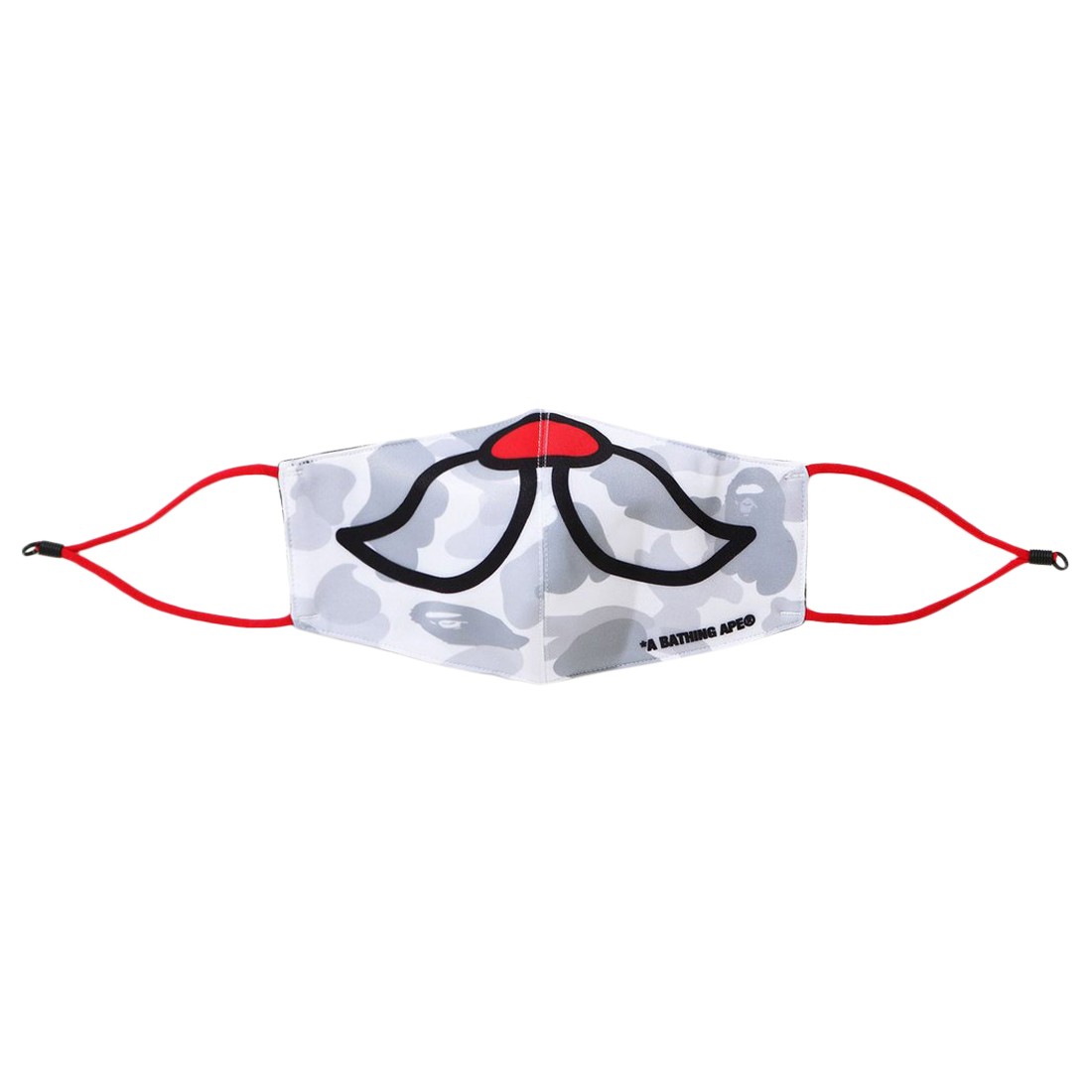 A Bathing Ape Christmas City Camo Mask (white)