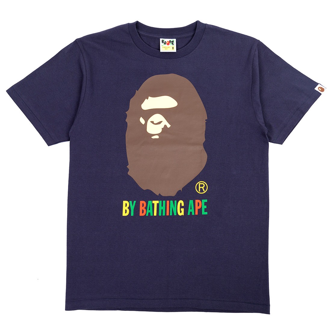A Bathing Ape Men Colors By Bathing Ape Tee (navy)