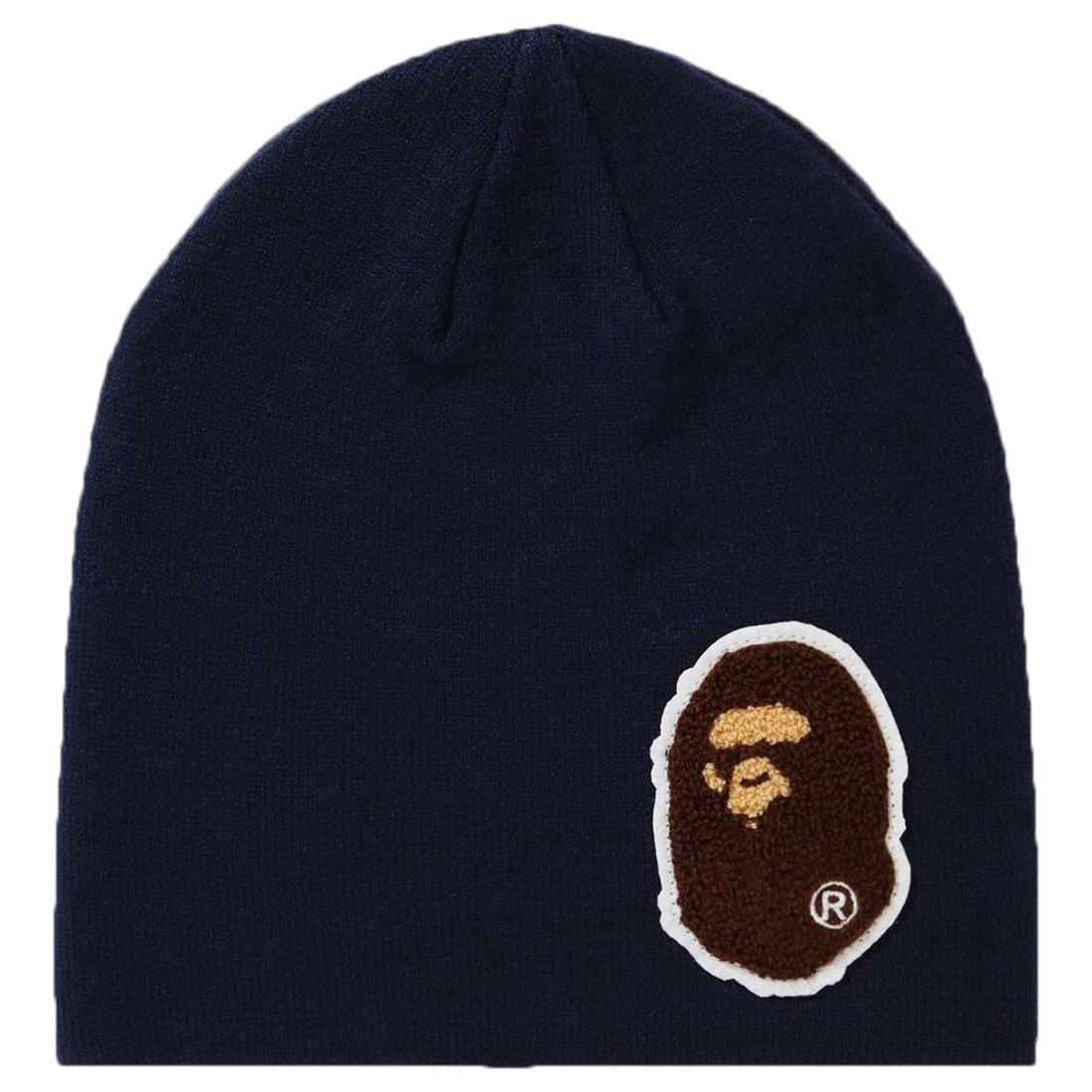 A Bathing Ape Big Ape Head Knit Cap (navy)