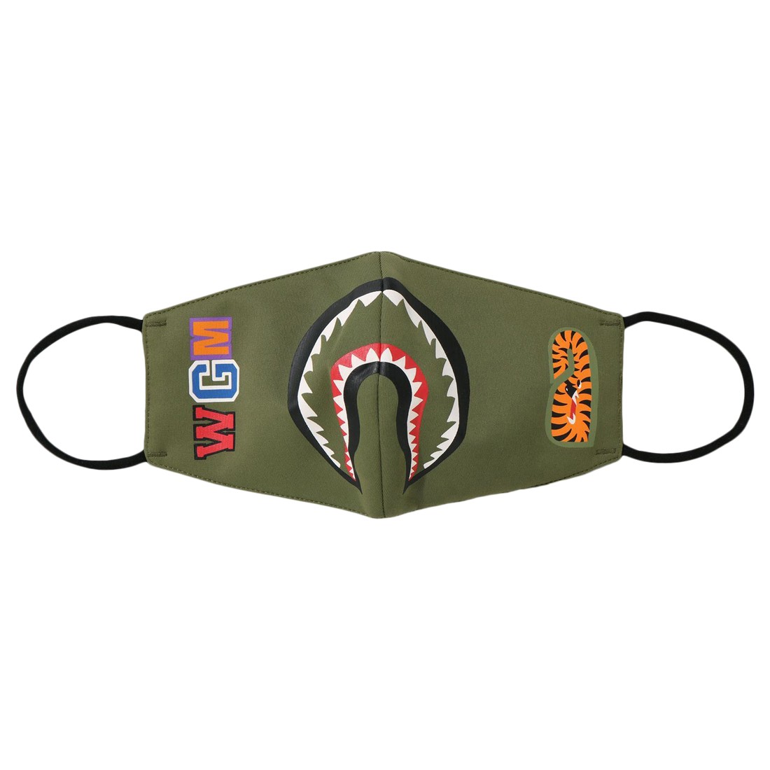A Bathing Ape Shark Mask (olive / olive drab)