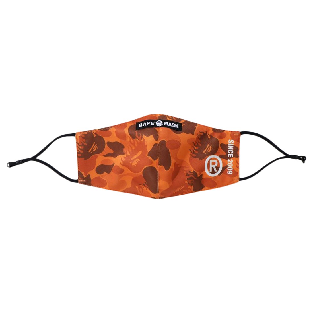 A Bathing Ape Fire Camo Mask (orange)