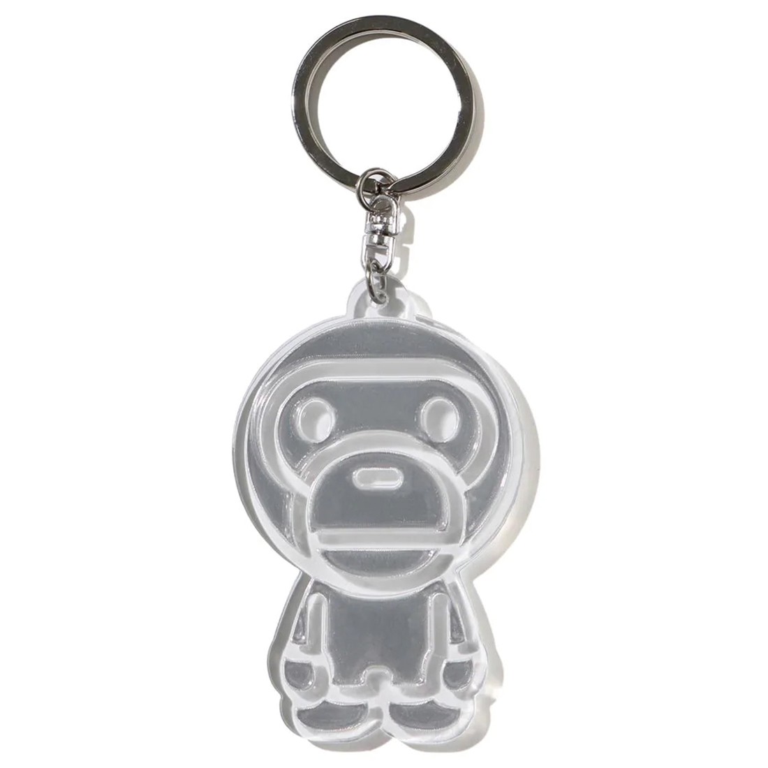 A Bathing Ape Baby Milo Reflective Keychain (white)