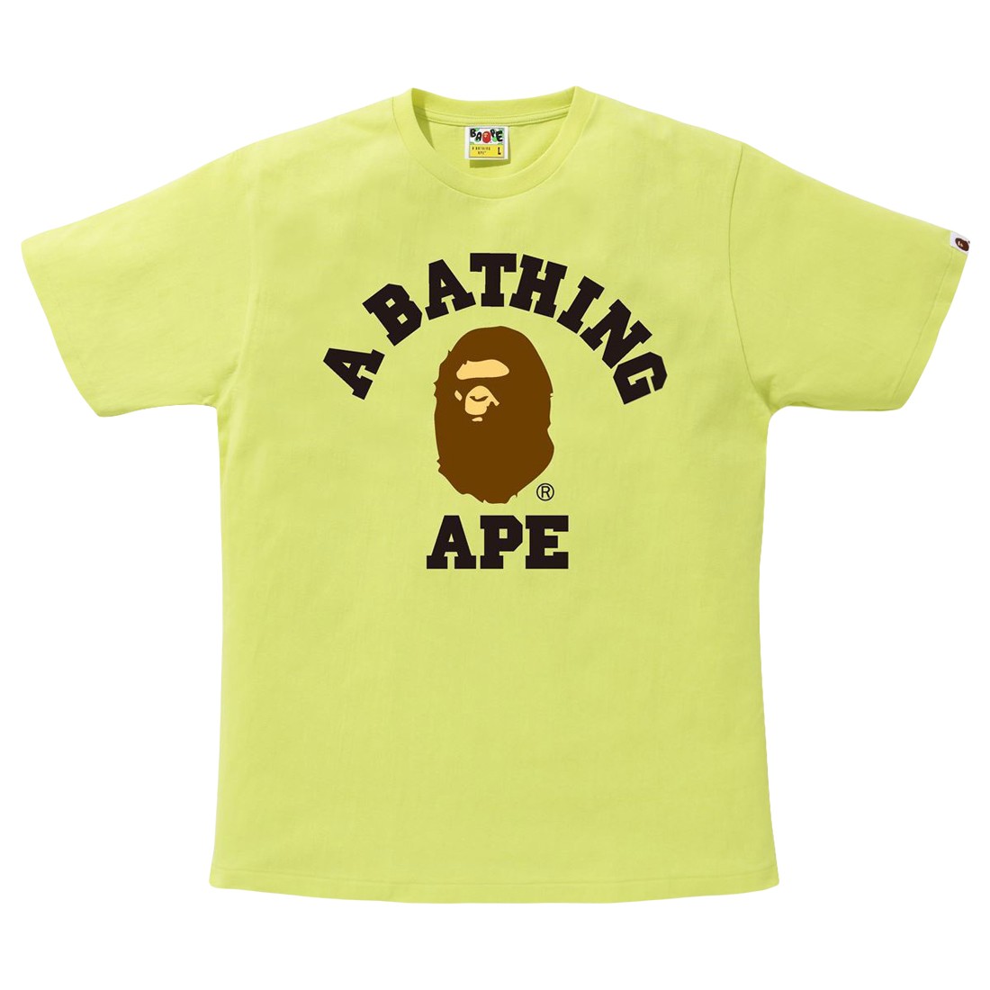 A Bathing Ape Men College Tee (green)