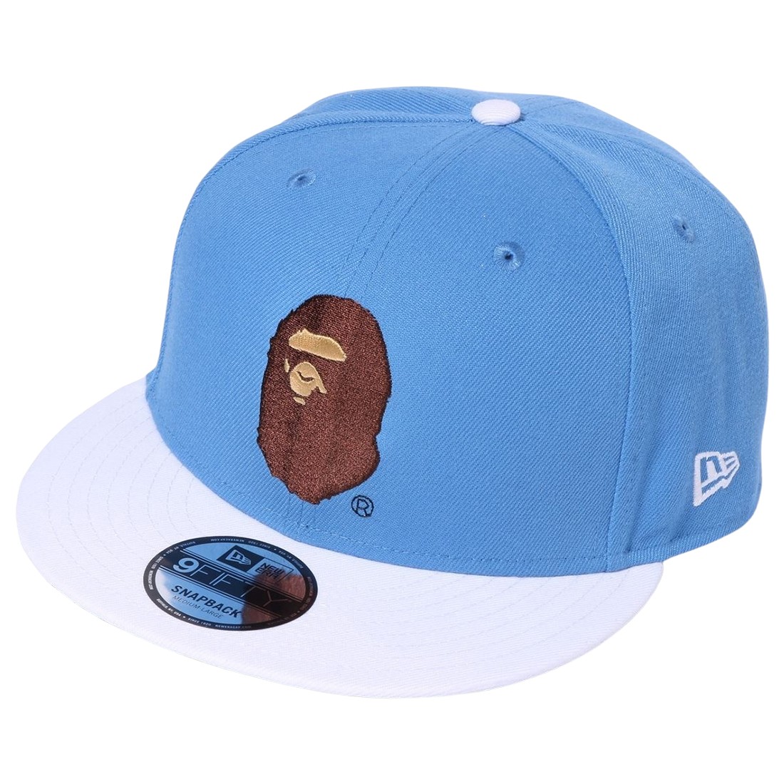 A Bathing Ape Ape Head New Ear 9 Fifty Cap (blue)