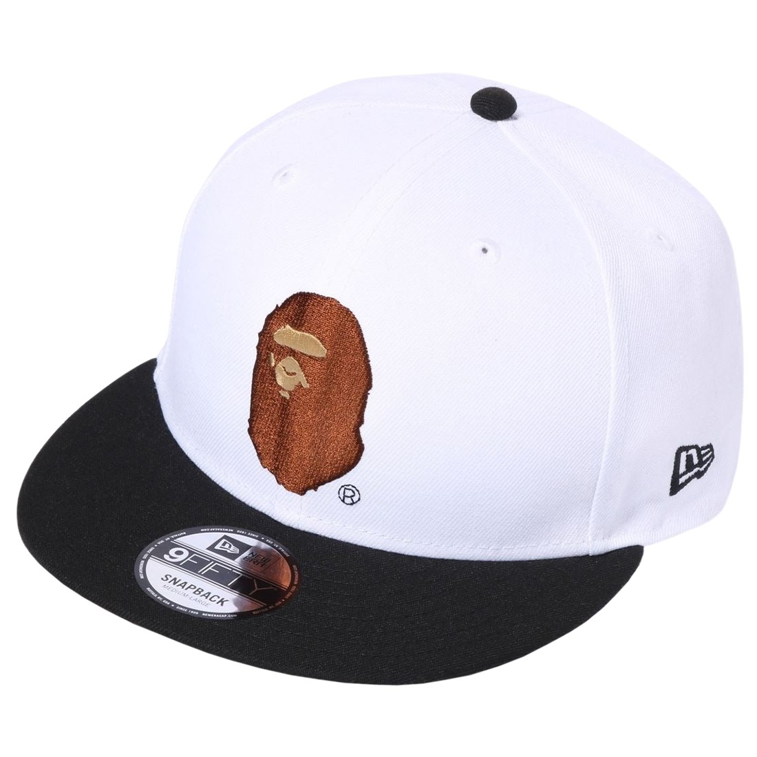 A Bathing Ape Ape Head New Ear 9 Fifty Cap (white)