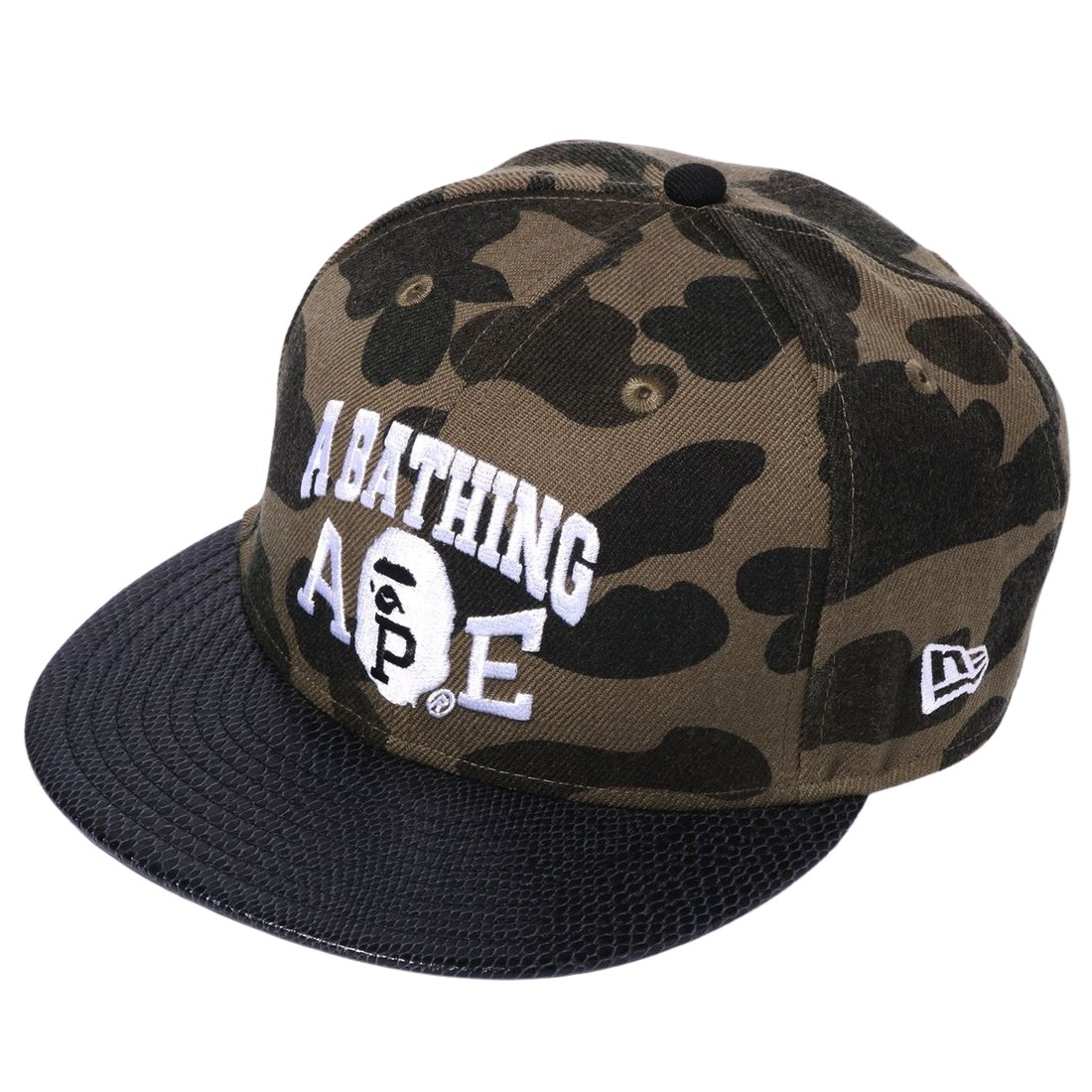 A Bathing Ape 1st Camo New Era 9 Fifty Cap (green)