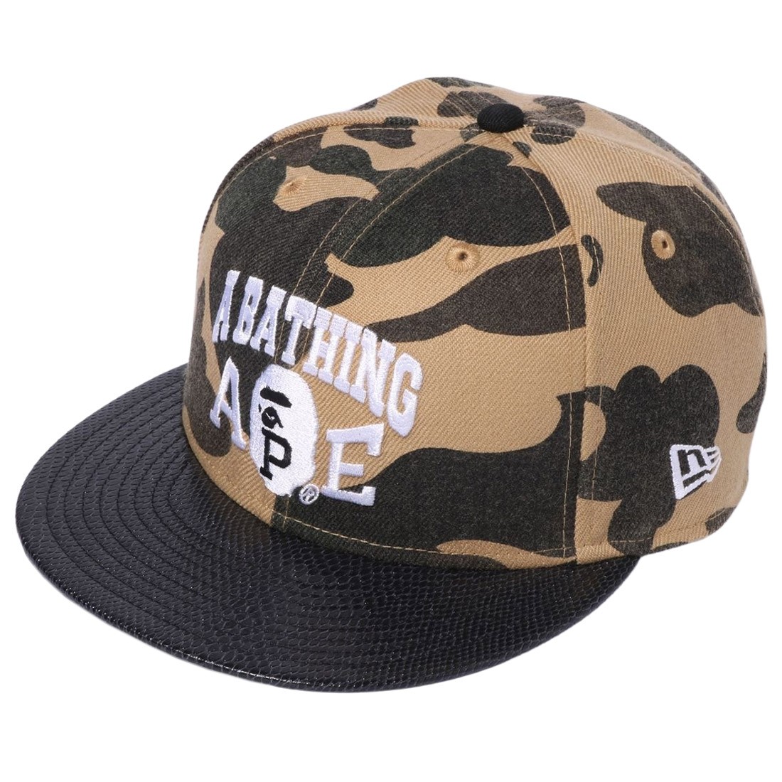 A Bathing Ape 1st Camo New Era 9 Fifty Cap (yellow)