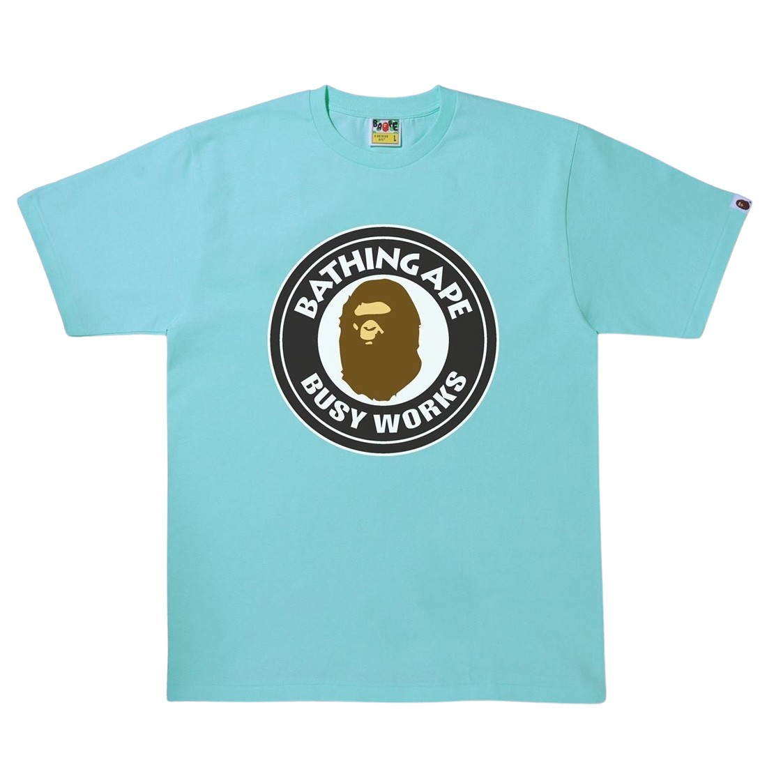 A Bathing Ape Men Busy Works Tee (blue / sax)