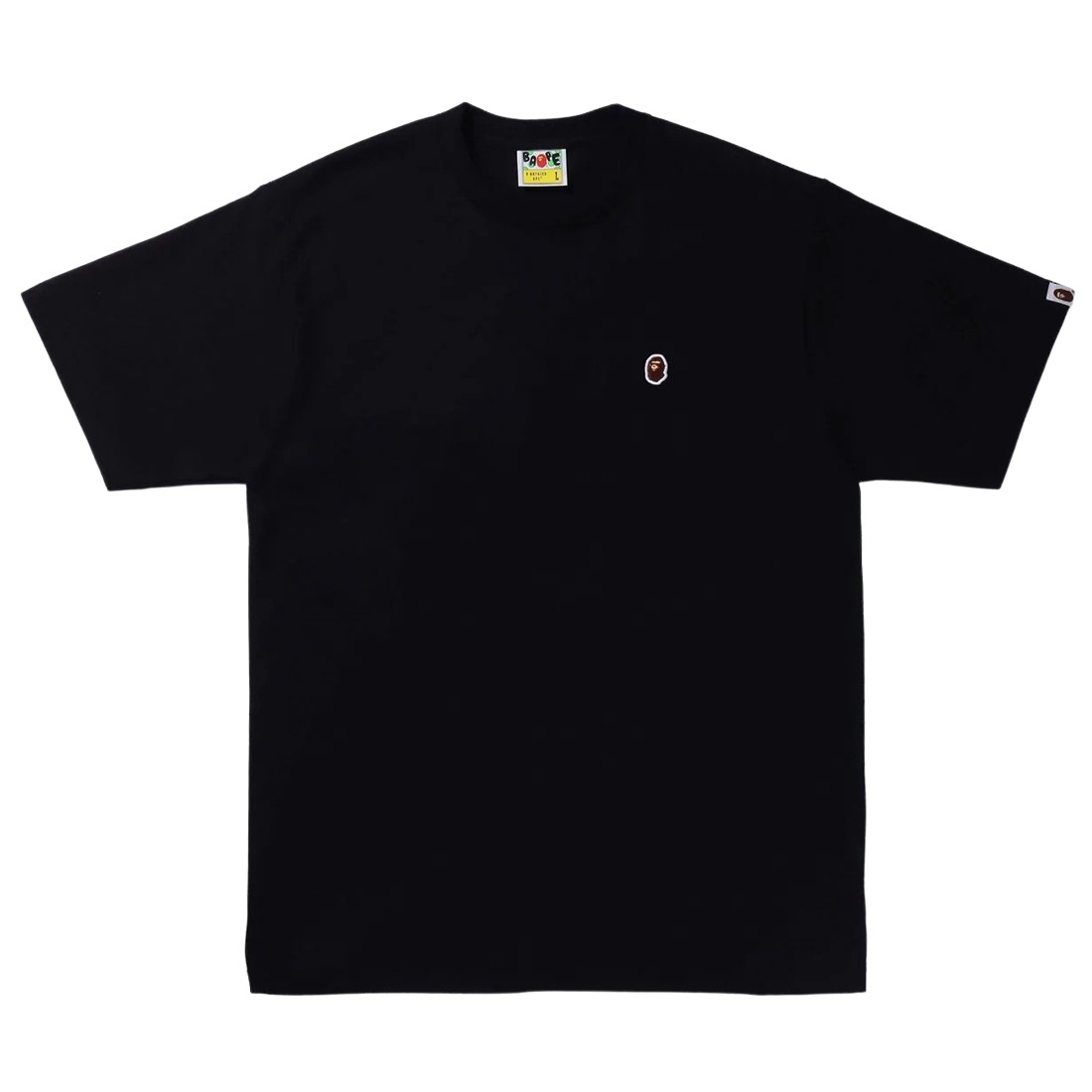 A Bathing Ape Men Ape Head One Point Tee (black)