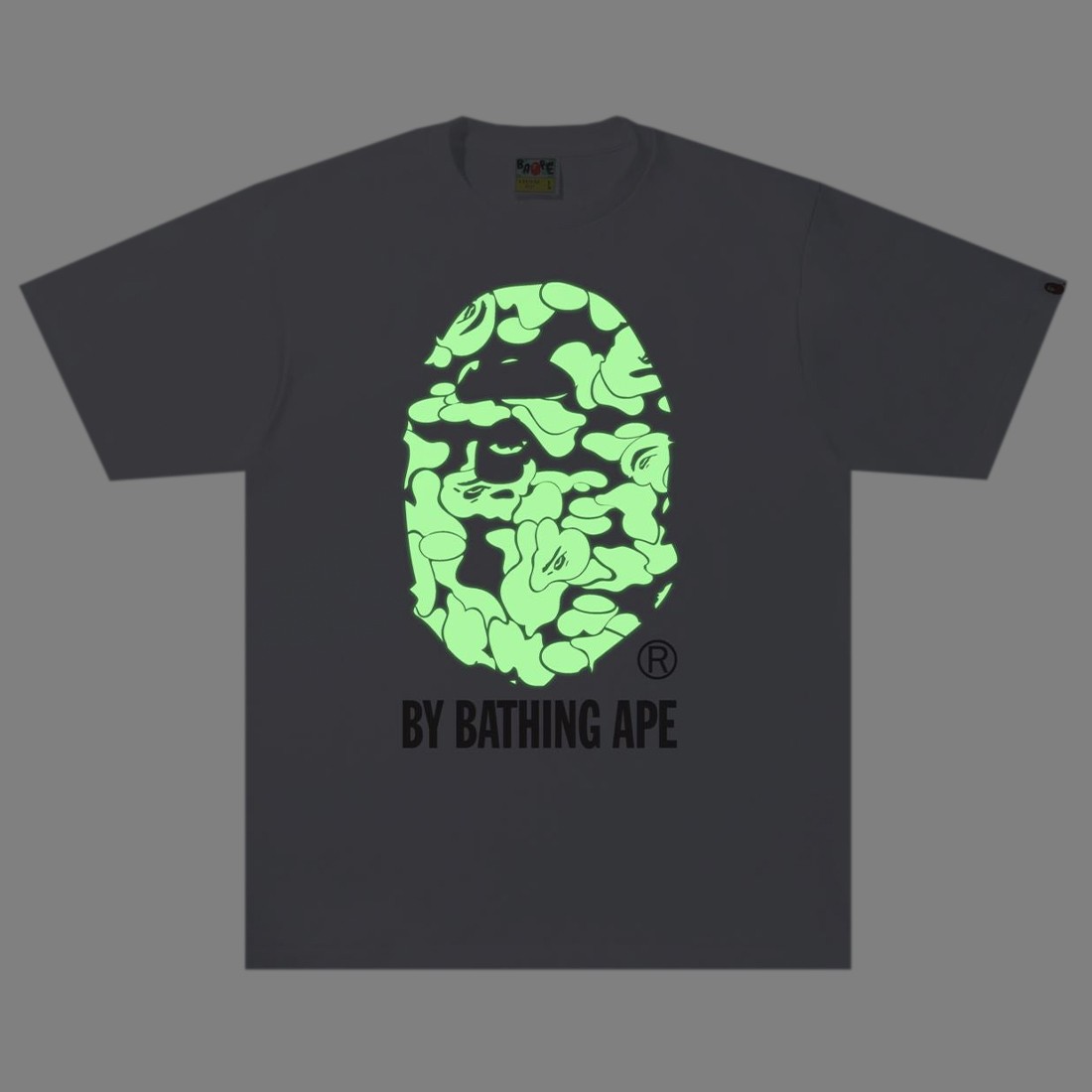 A Bathing Ape Men Text Code Camo By Bathing Ape Tee (white)