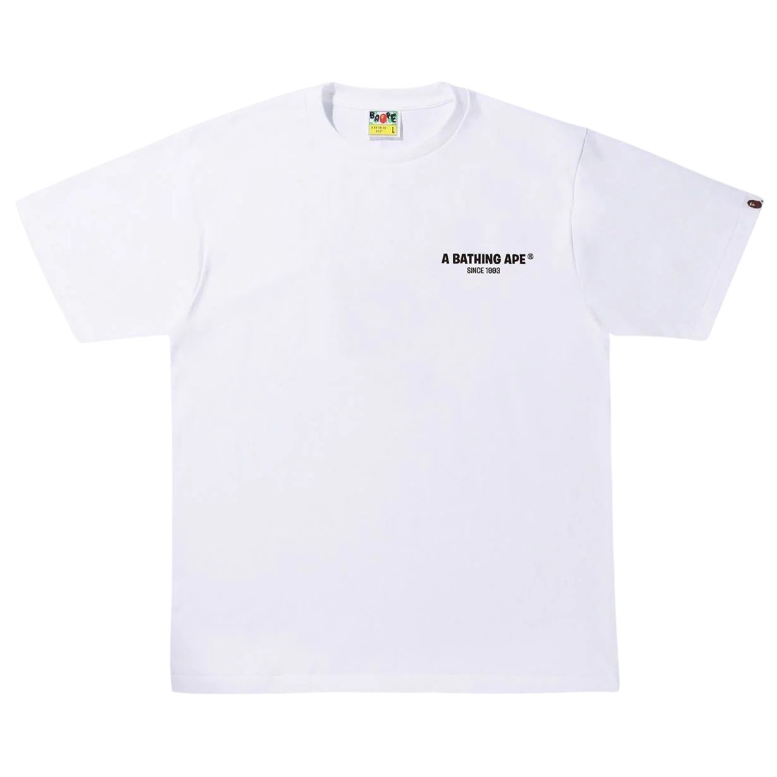 A Bathing Ape Men Bape Classic Logo #1 Tee (white)
