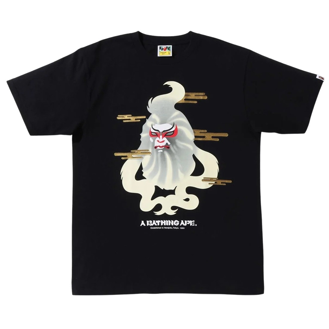 A Bathing Ape Men Japan Culture Kabuki Tee (black)