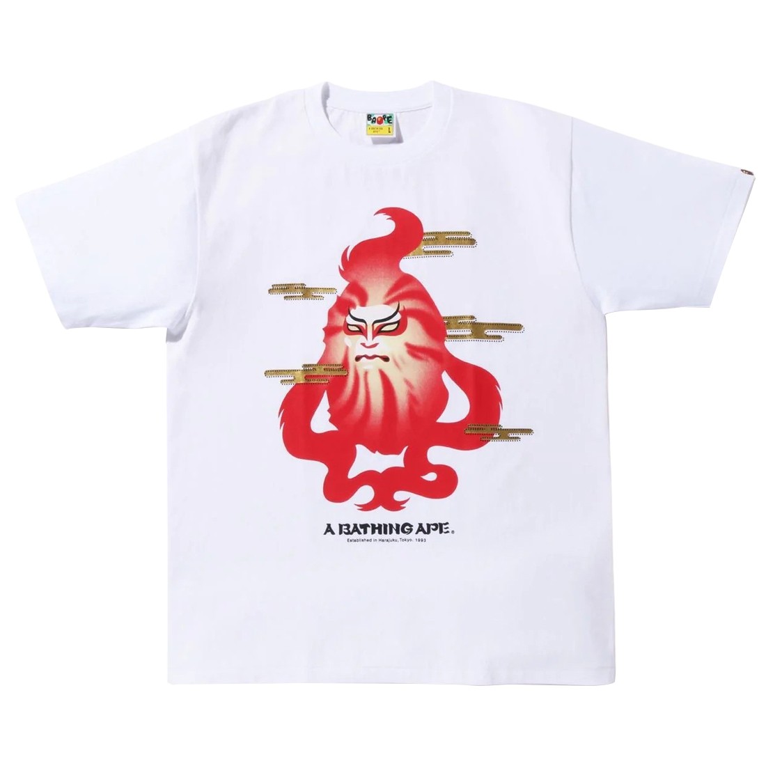 A Bathing Ape Men Japan Culture Kabuki Tee (white)