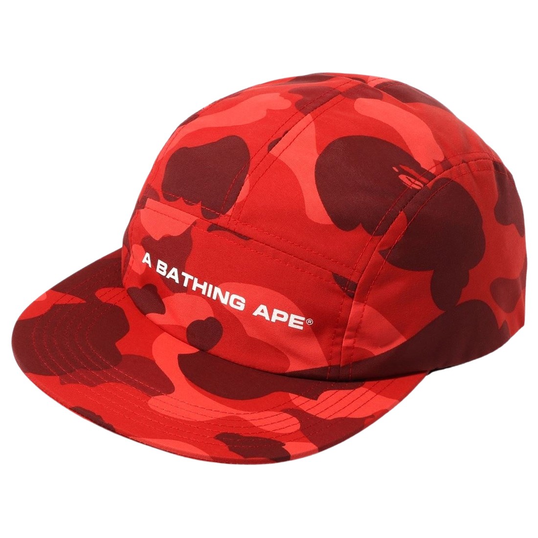 A Bathing Ape Color Camo Jet Cap (red)