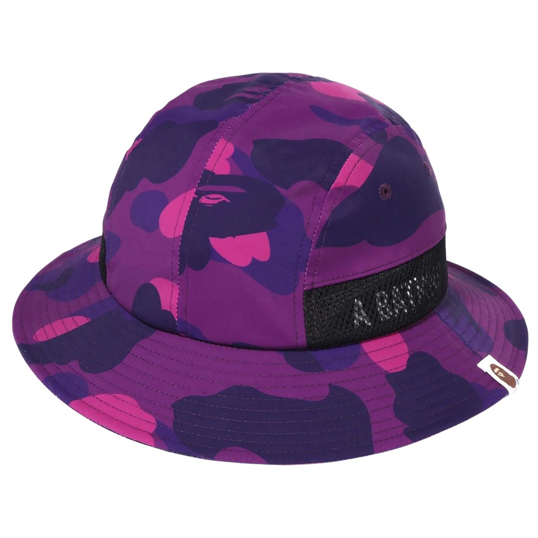 A Bathing Ape Color Camo Panel Hat (purple)
