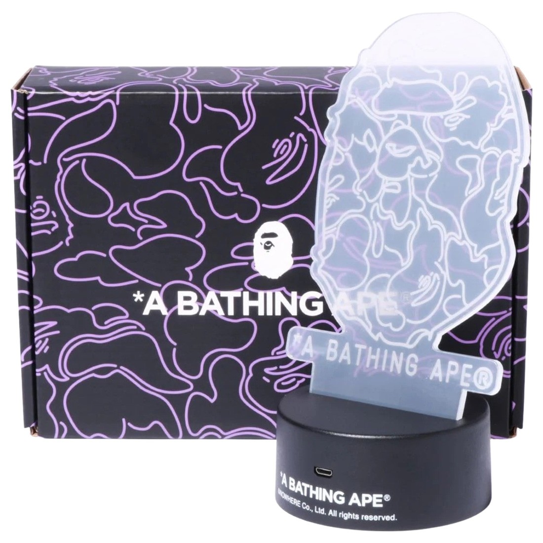 A Bathing Ape Ape Head Led Stand (black)