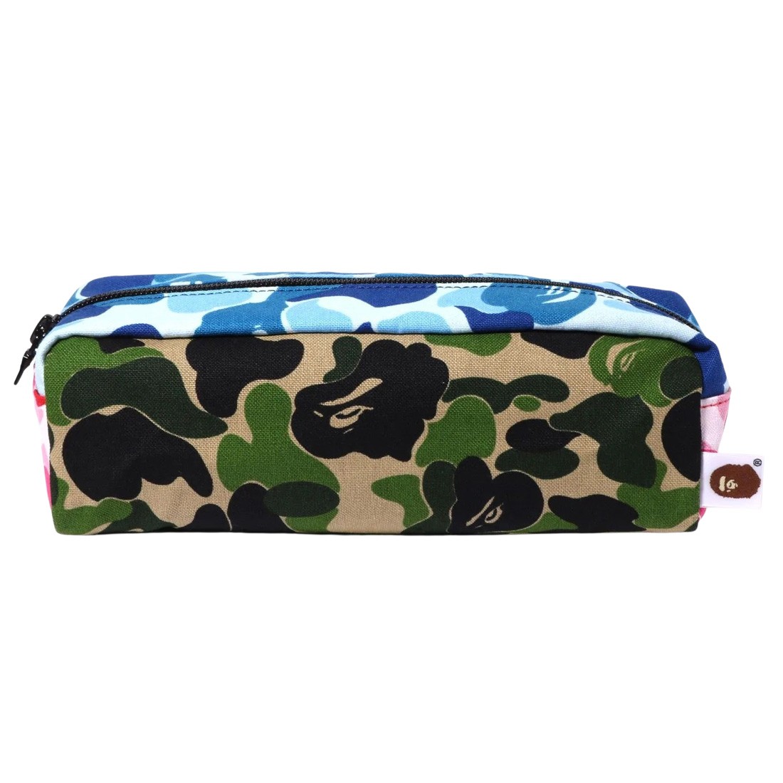 A Bathing Ape ABC Mix Camo Flight Pouch (multi)