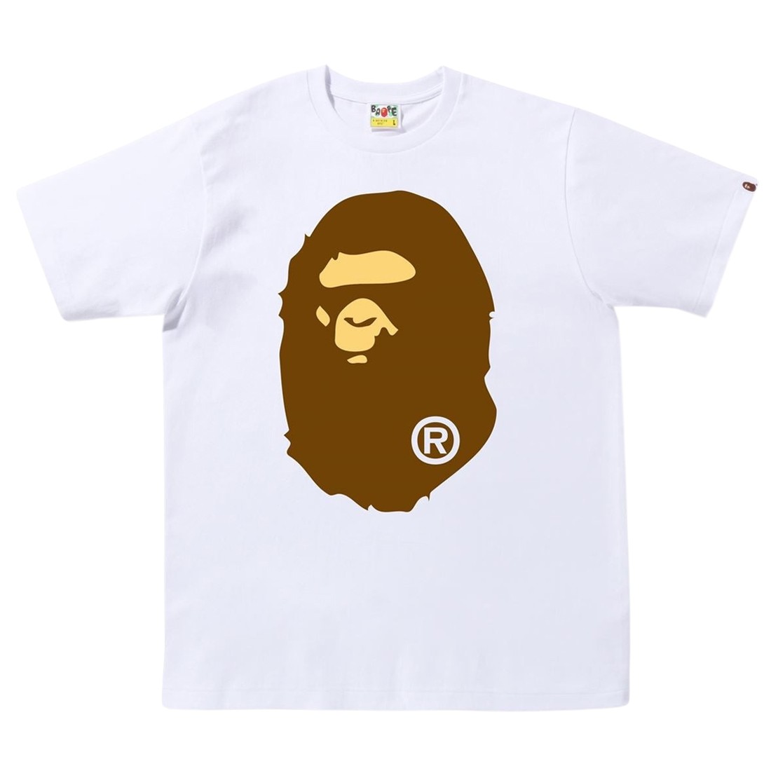 A Bathing Ape Men Big Ape Head Tee (white)