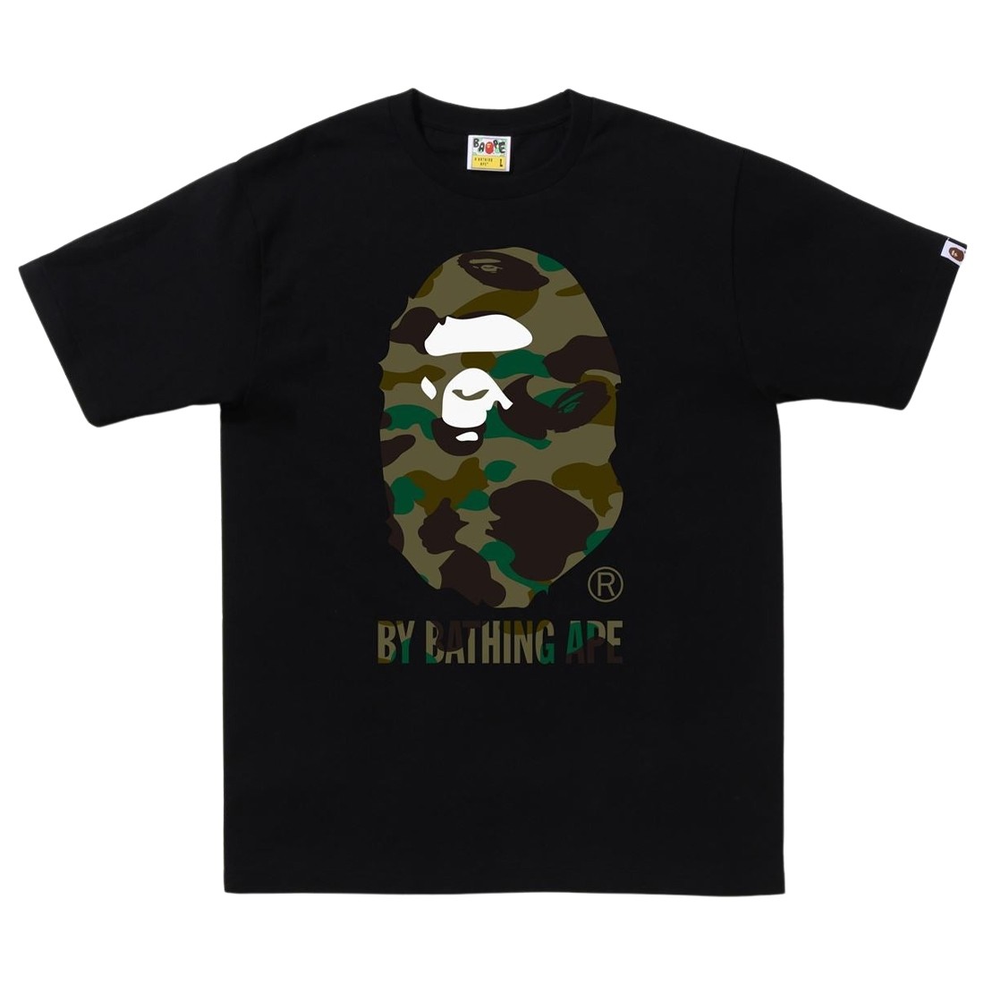 A Bathing Ape Men 1st Camo By Bathing Ape Tee (black / green)