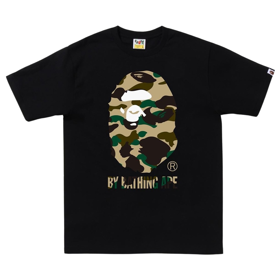 A Bathing Ape Men 1st Camo By Bathing Ape Tee (black / yellow)
