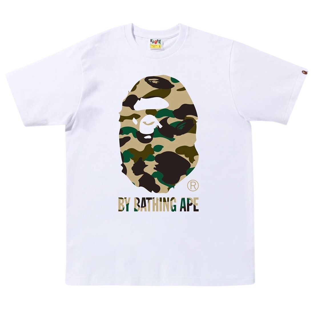 A Bathing Ape Men 1st Camo By Bathing Ape Tee (white / yellow)