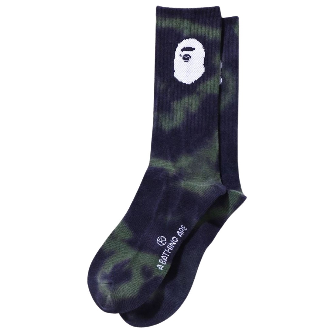 A Bathing Ape Men Tie Dye Socks (purple)
