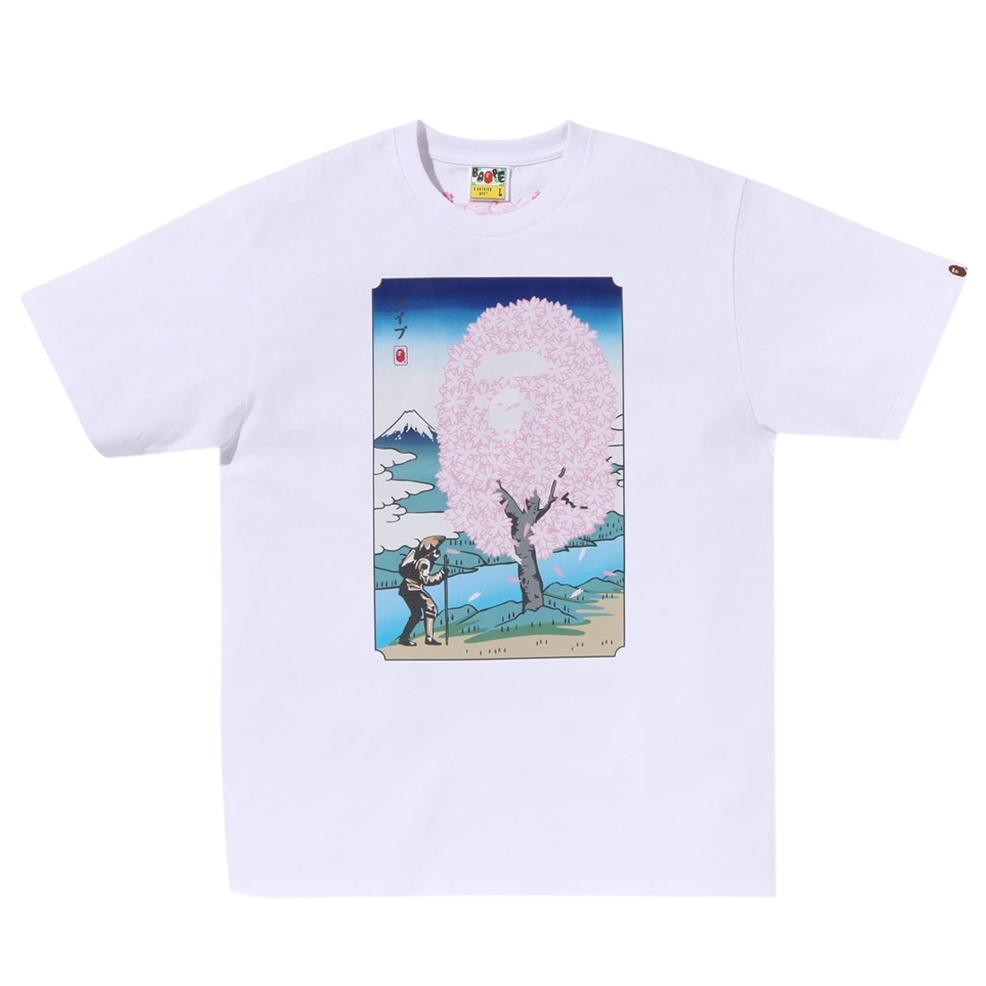 A Bathing Ape Men Sakura Tee (white)