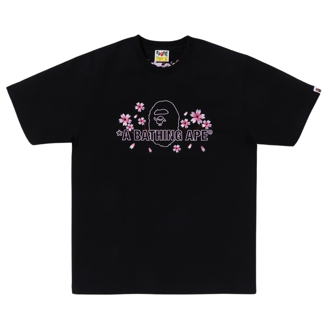A Bathing Ape Men Sakura A Bathing Ape Tee (black)