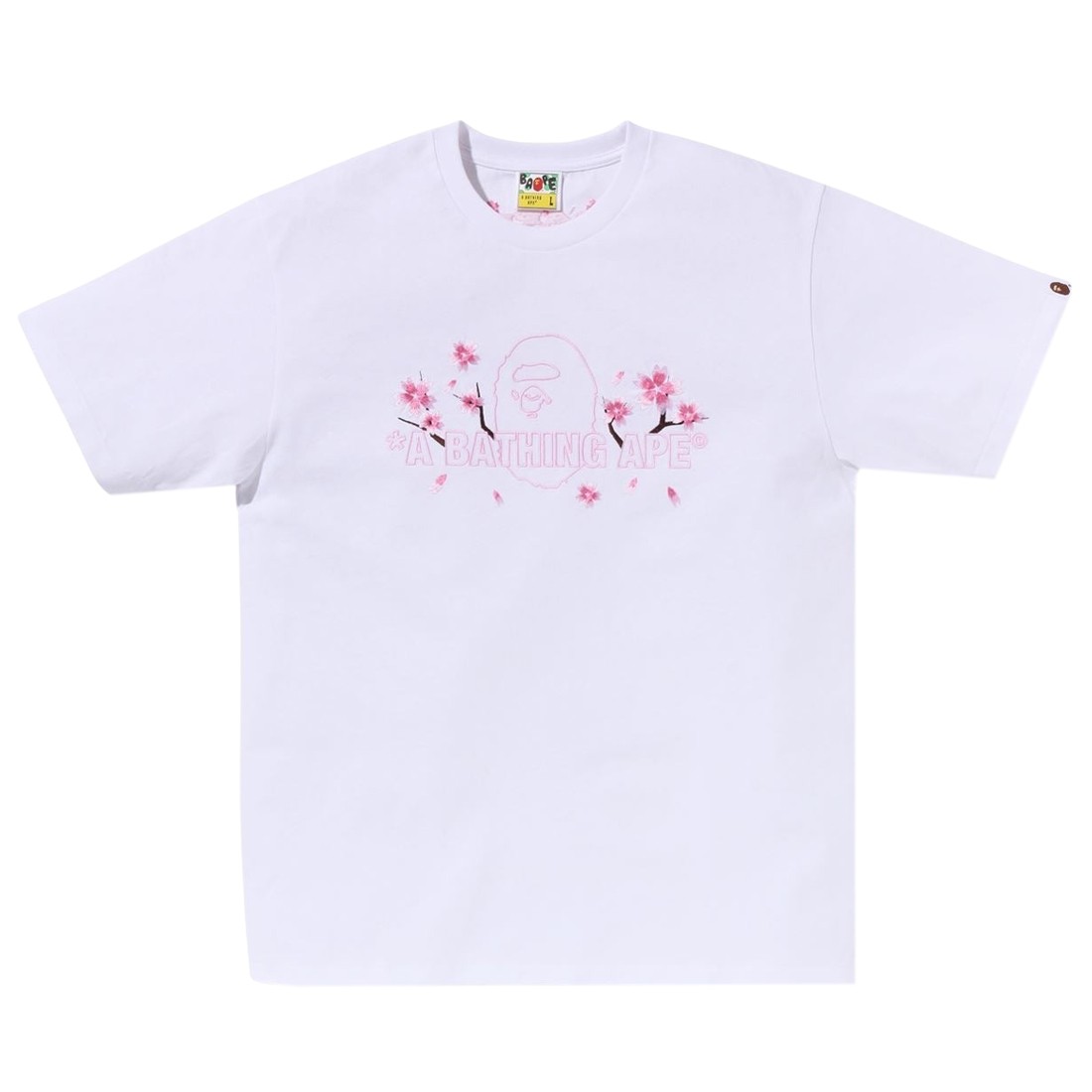 A Bathing Ape Men Sakura A Bathing Ape Tee (white)
