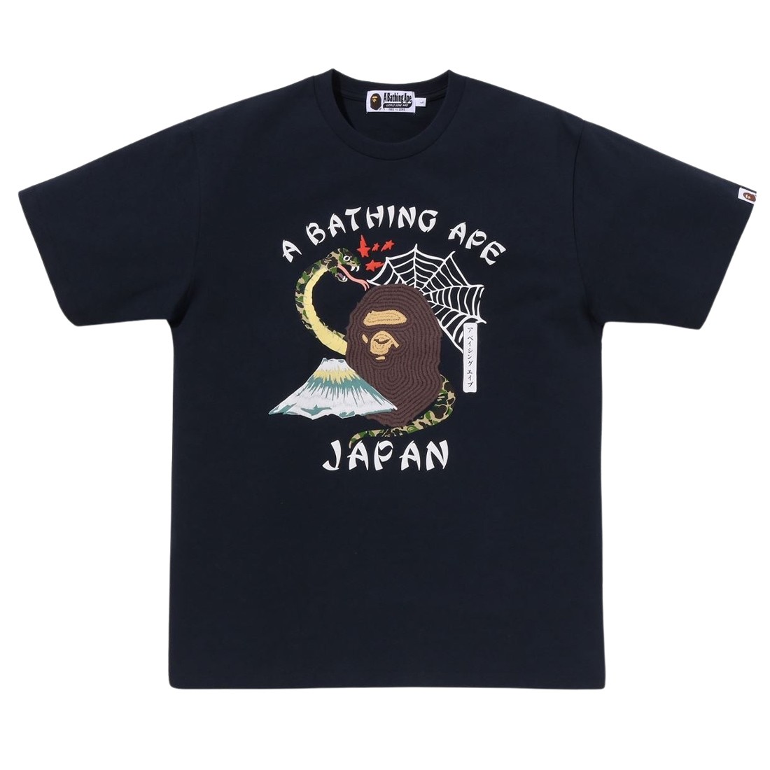 A Bathing Ape Men Bape Japanese Culture Tee (navy)