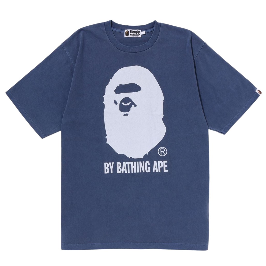 A Bathing Ape Men Overdye By Bathing Ape Relaxed Tee (navy)