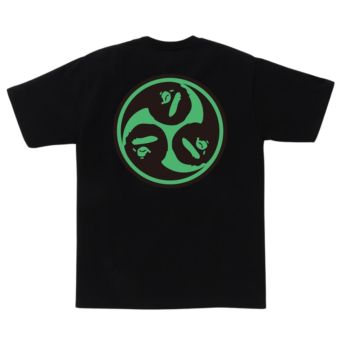 A Bathing Ape Men Japan Culture Mitsudomoe Tee (black)