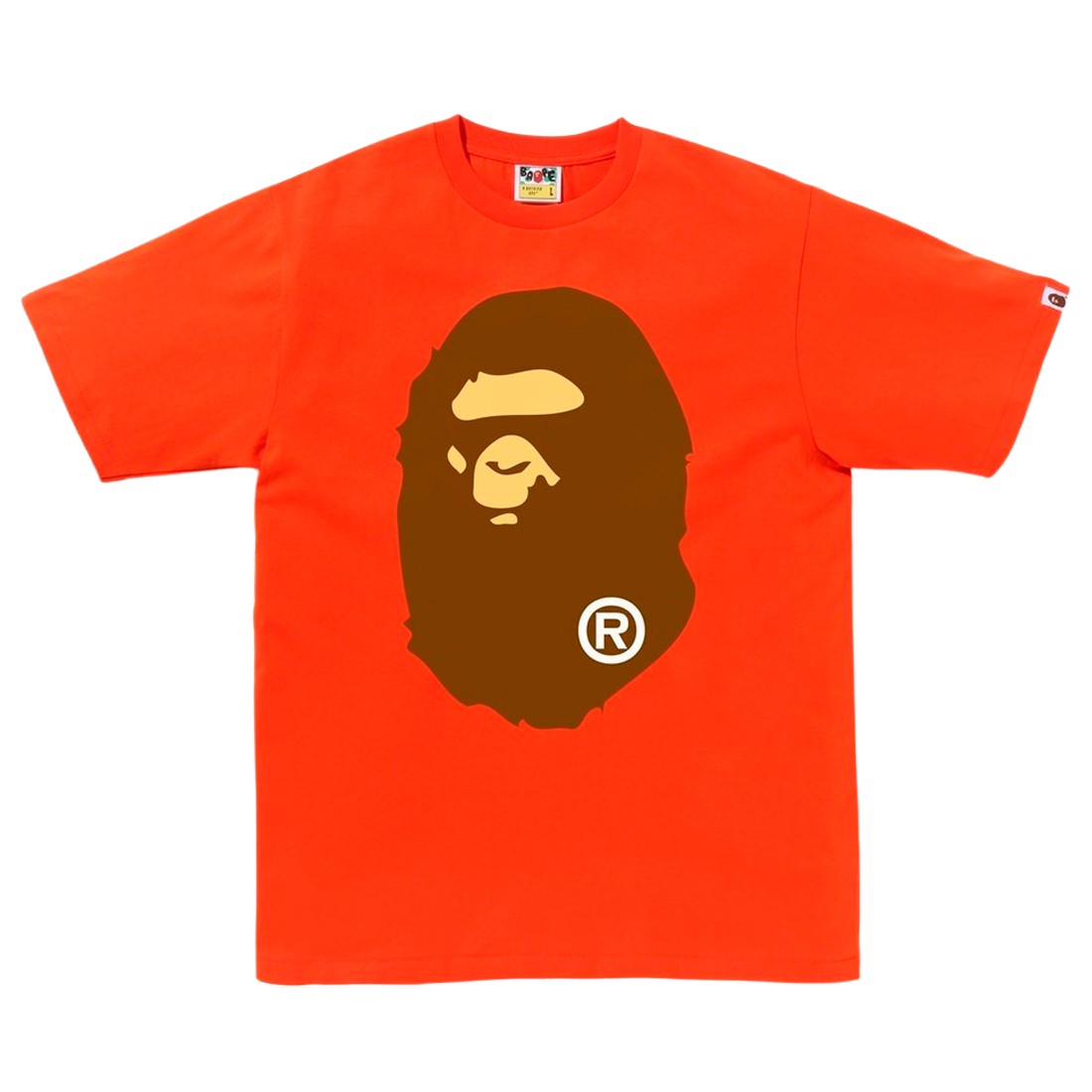 A Bathing Ape Men Big Ape Head Tee (orange)