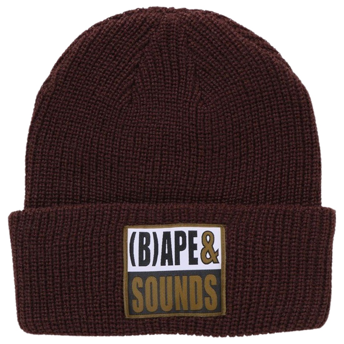 A Bathing Ape (B)Ape Sounds Knit Cap (brown)