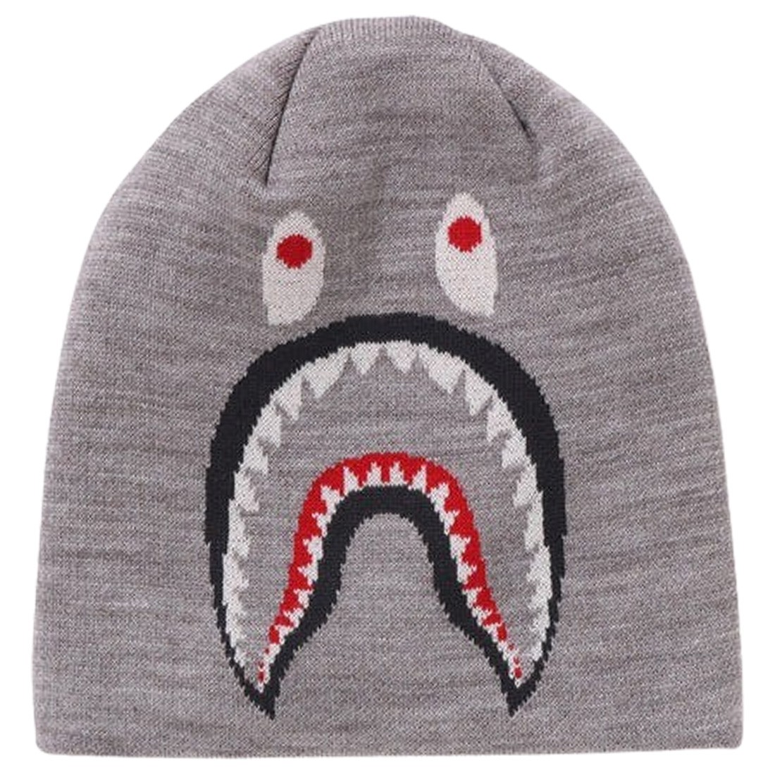 A Bathing Ape 2nd Shark Knit Cap (gray)