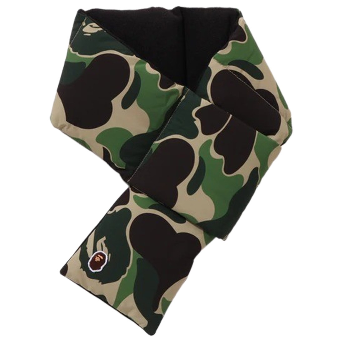 A Bathing Ape ABC Camo Pocket Fleece Scarf (green)