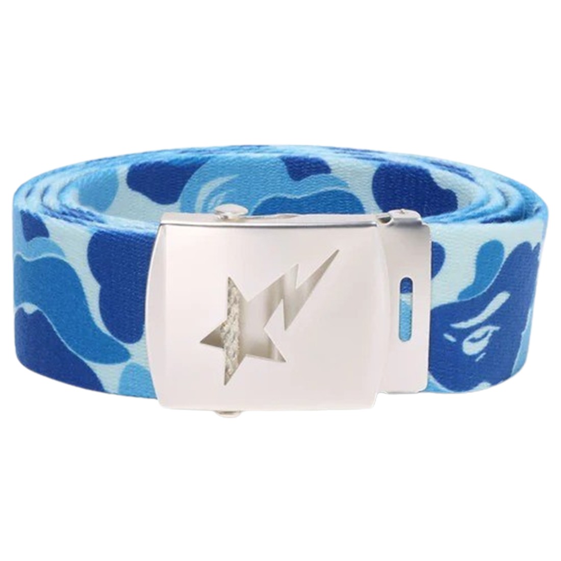 A Bathing Ape ABC Camo Sta GI Belt (blue)