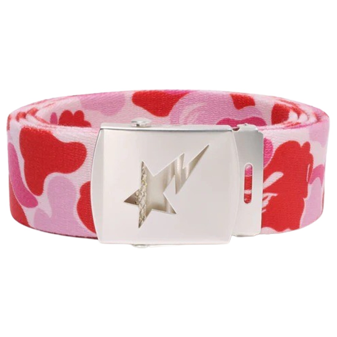 A Bathing Ape ABC Camo Sta GI Belt (pink)