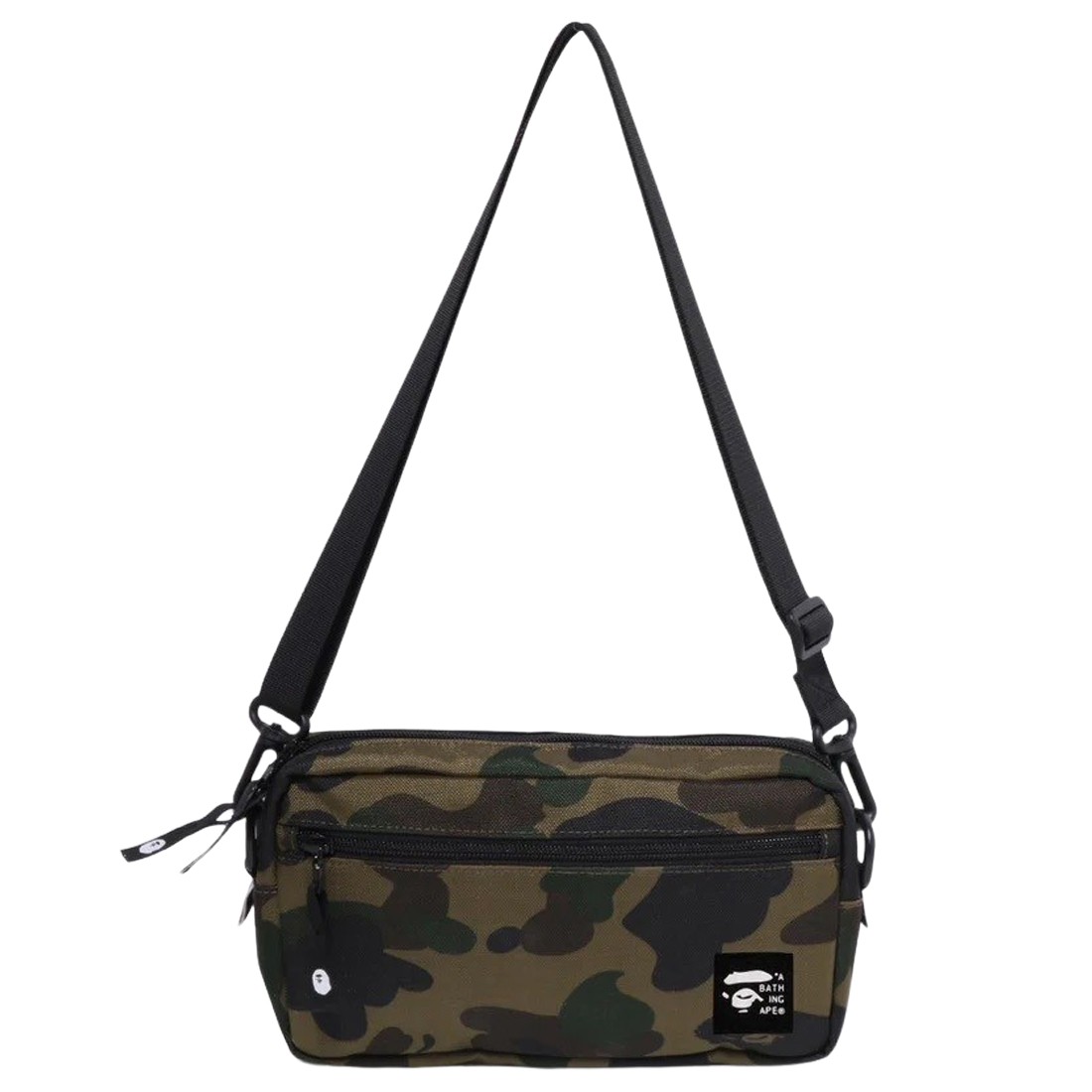 A Bathing Ape 1st Camo Cordura Mini Shoulder Bag (green)