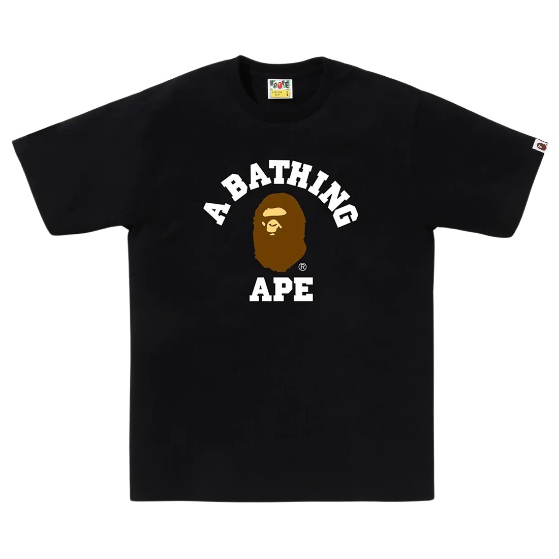 A Bathing Ape Men College Tee (black)