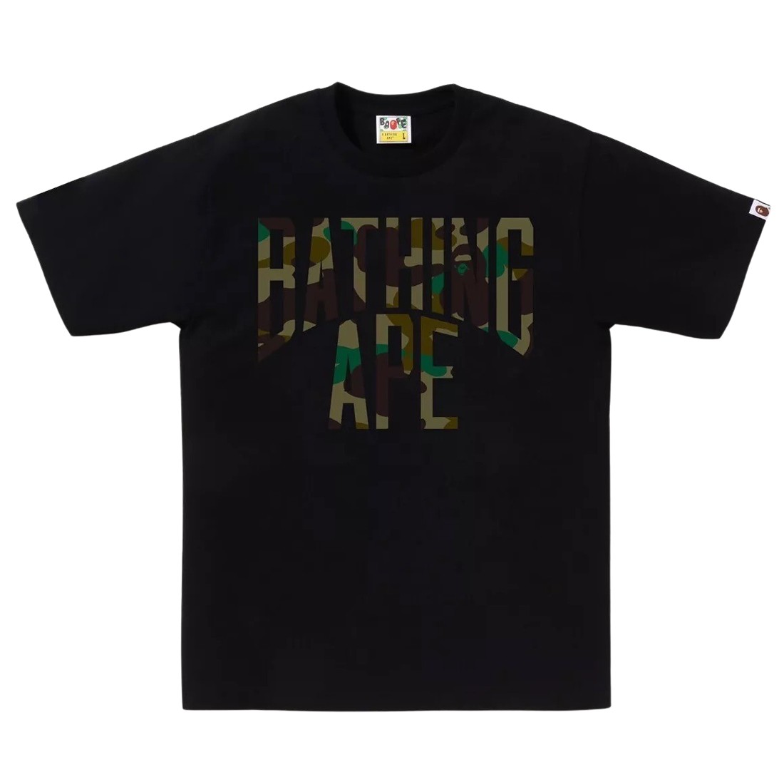 A Bathing Ape Men 1st Camo NYC Logo Tee (black)