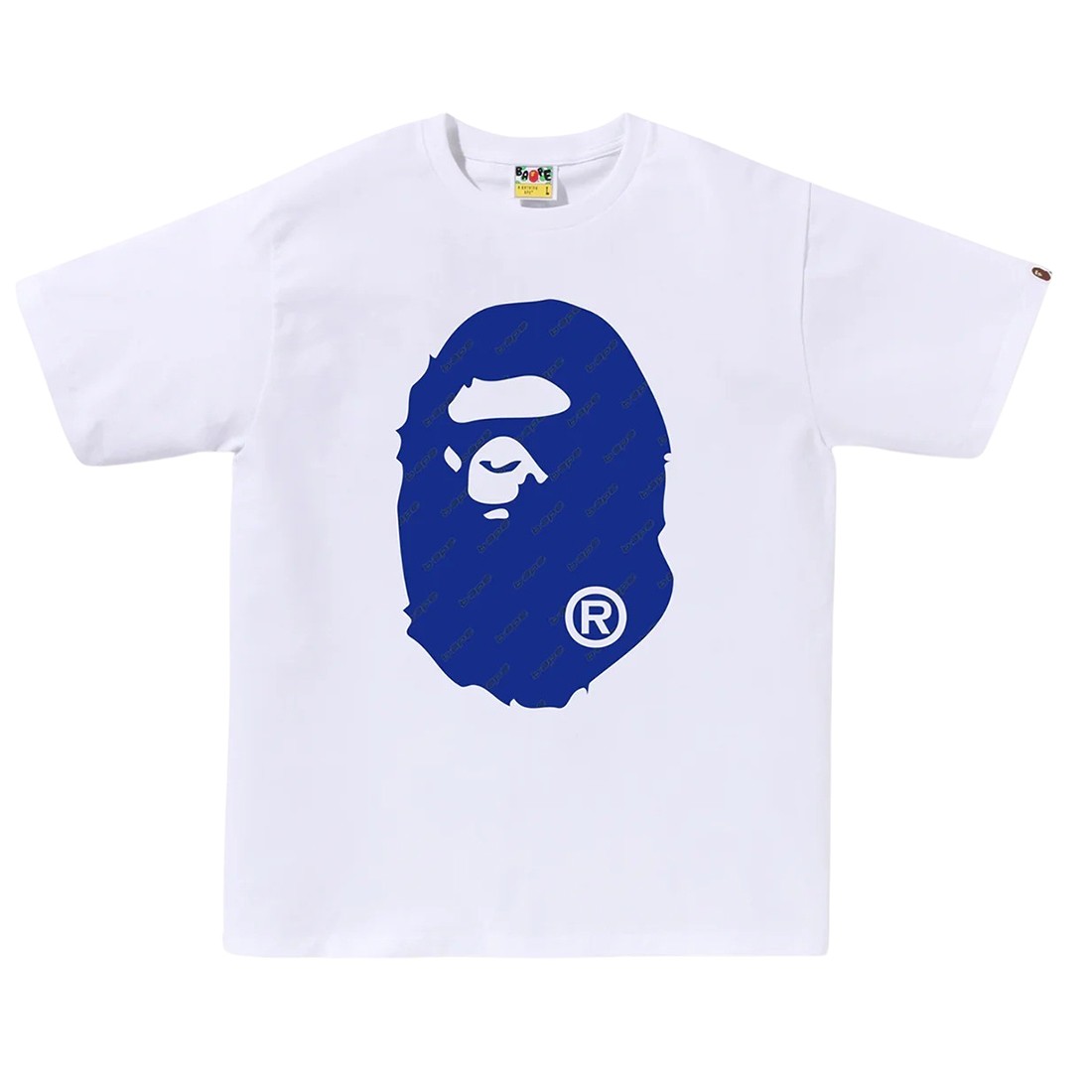 A Bathing Ape Men Bape Hexagram Big Ape Head Tee (white)