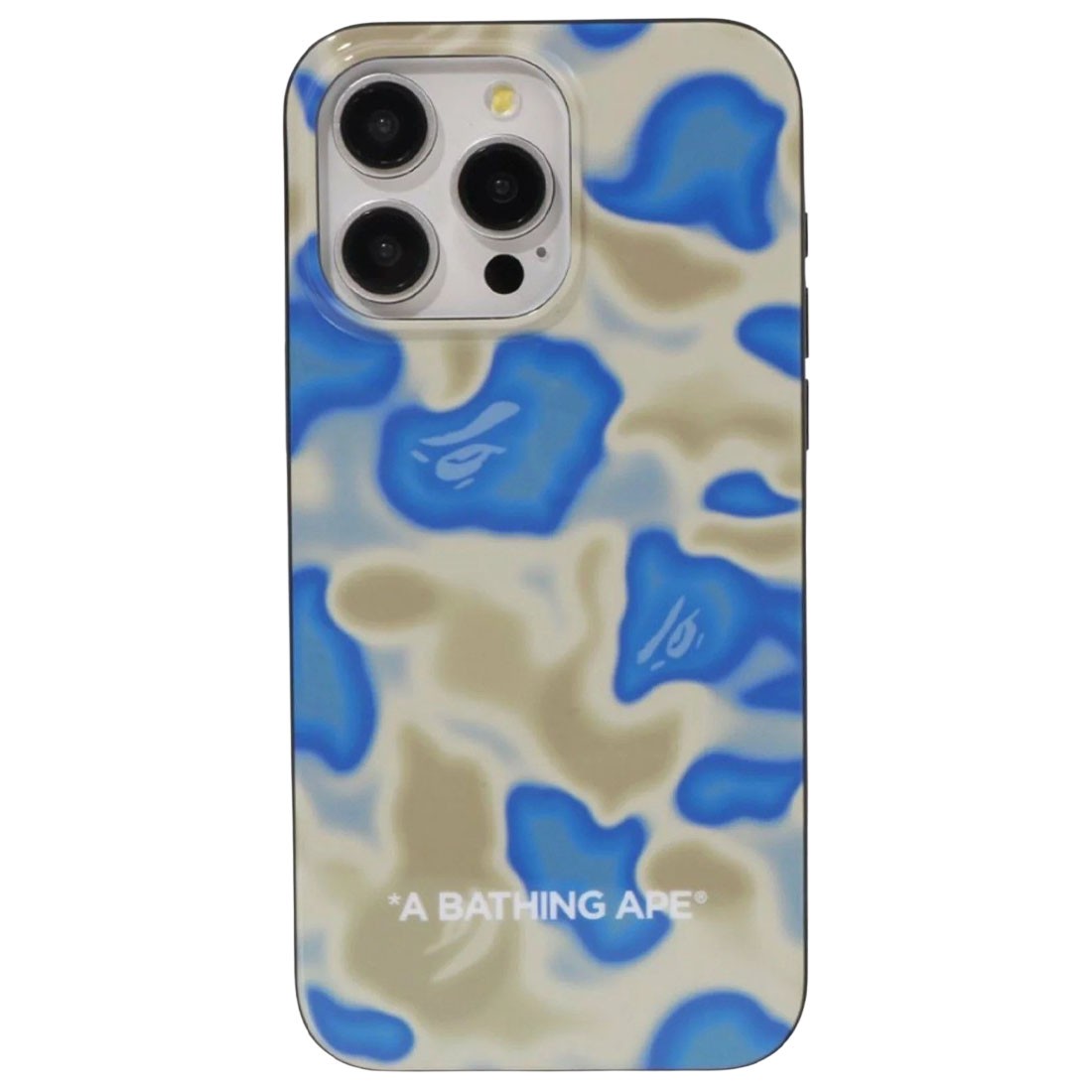 A Bathing Ape Liquid Camo iPhone 15 Pro Max Case (blue)