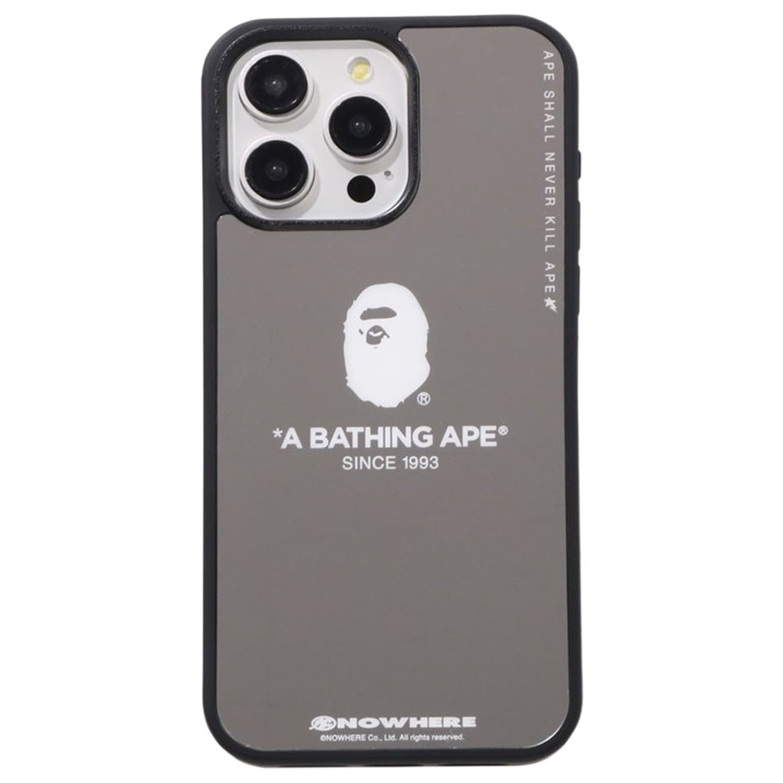 A Bathing Ape Bape Mirror iPhone 15 Pro Max Case (silver)