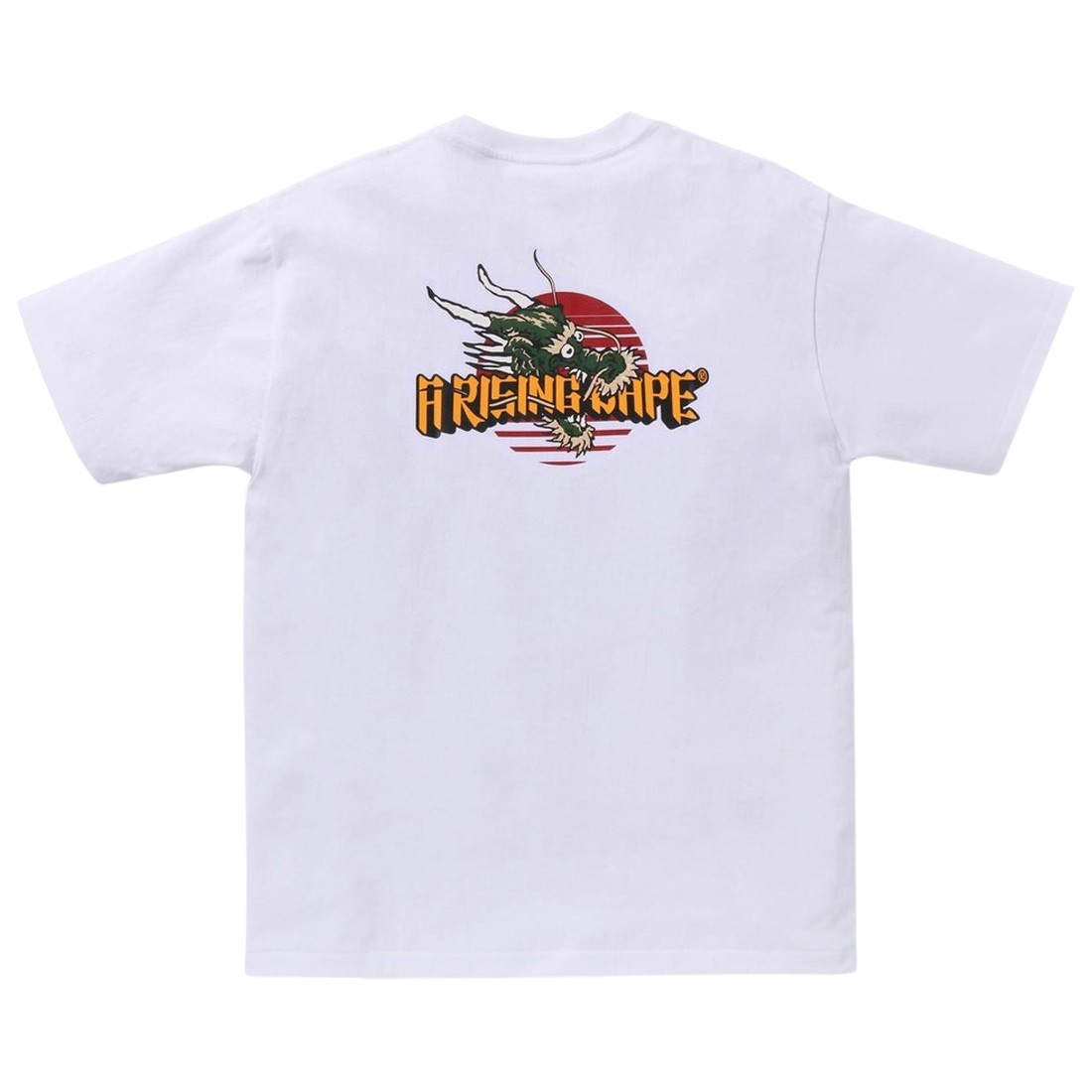 A Bathing Ape Men A Rising Bape Dragon Tee (white)