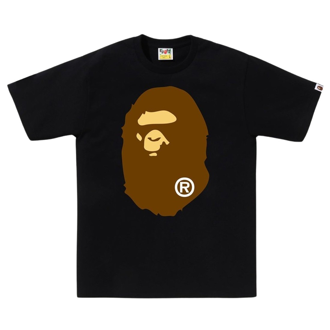 A Bathing Ape Men Big Ape Head Tee (black)