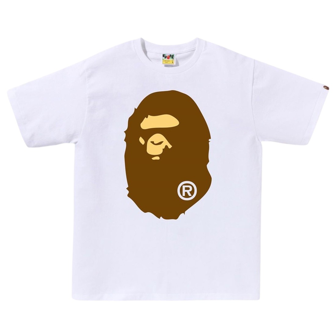 A Bathing Ape Men Big Ape Head Tee (white)