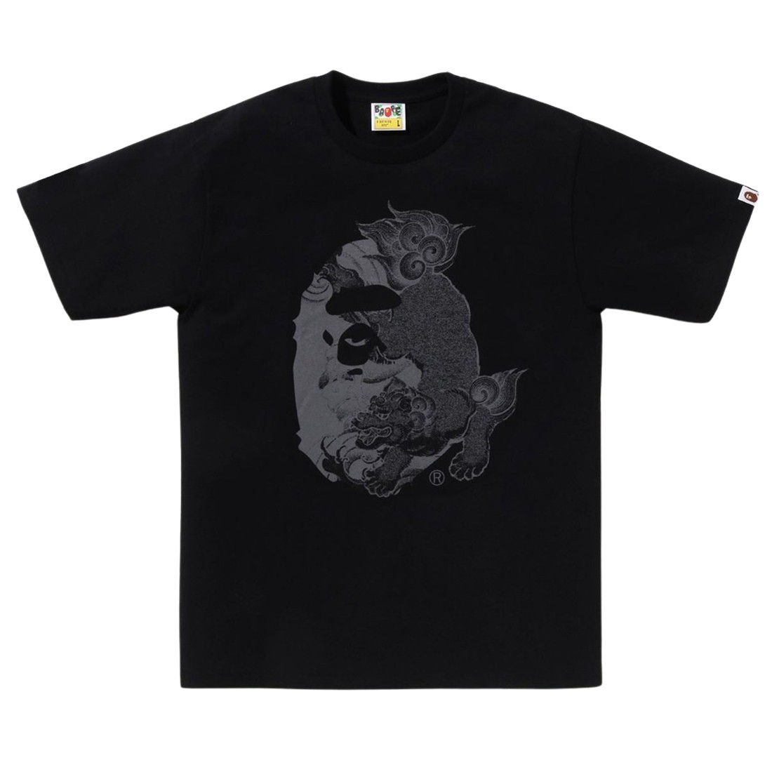 A Bathing Ape Men Japanese Tattoo Big Ape Head Tee (black)